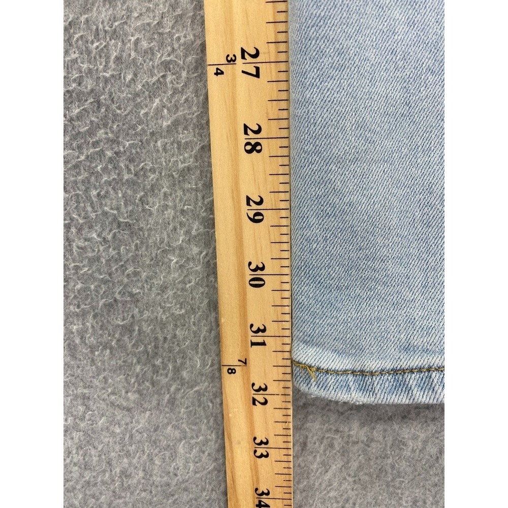 Levis Ribcage Boot Jeans Womens 26 (24x32) Mid Rise Stretch‎ Button Fly Denim - Picture 4 of 11
